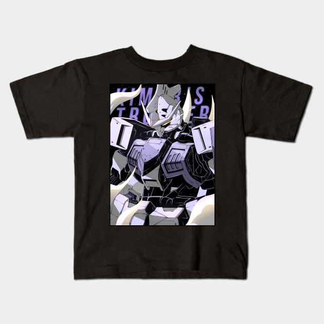 Gundam Kimaris Trooper Kids T-Shirt by Dishaw studio